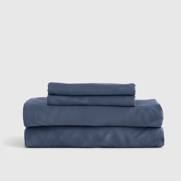 NWOT! Quince Organic Bamboo Nightfall Sheets & 1 Pillowcase! Twin (744)(READ)